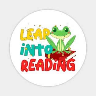 Leap Day Teacher Teaching Feb February 29th leap into reading Magnet